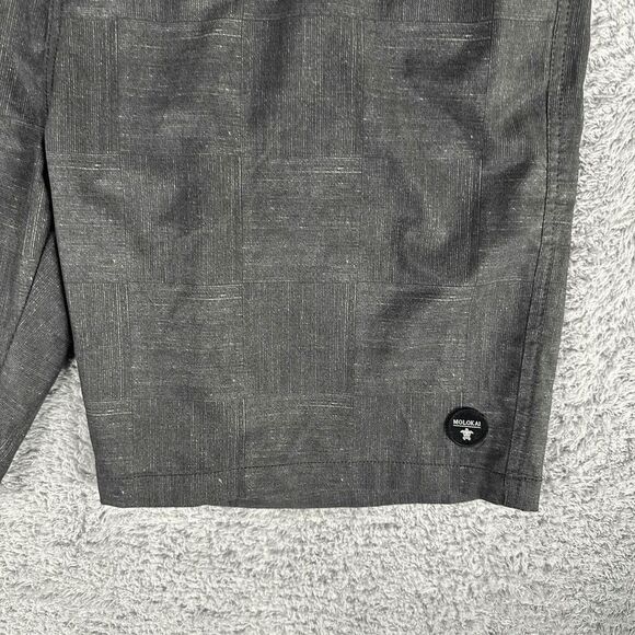 Molokai Surf Co Men's Ultra Lightweight Shorts 38 Dark Grey Skate Surf - Picture 5 of 12